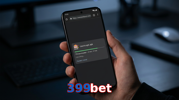 Main screen of 399Bet apk page for PK players